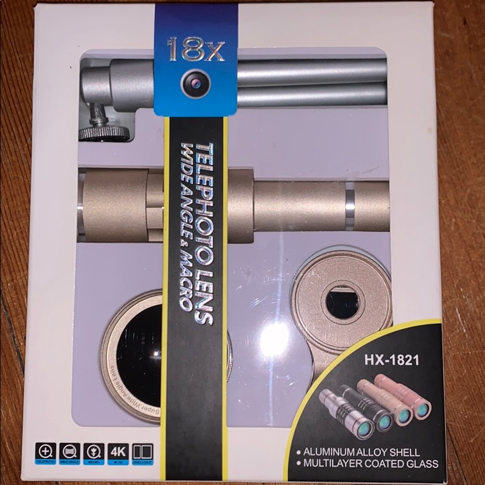 18x Telephoto lens wide angle&macro mobile phone